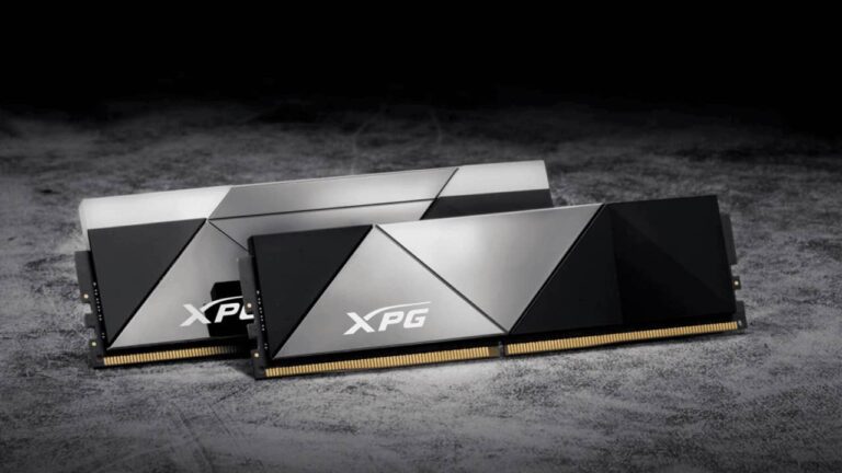 XPG DDR5 CASTER RGB memory modules have up to 32GB capacity and 7400MHz speed