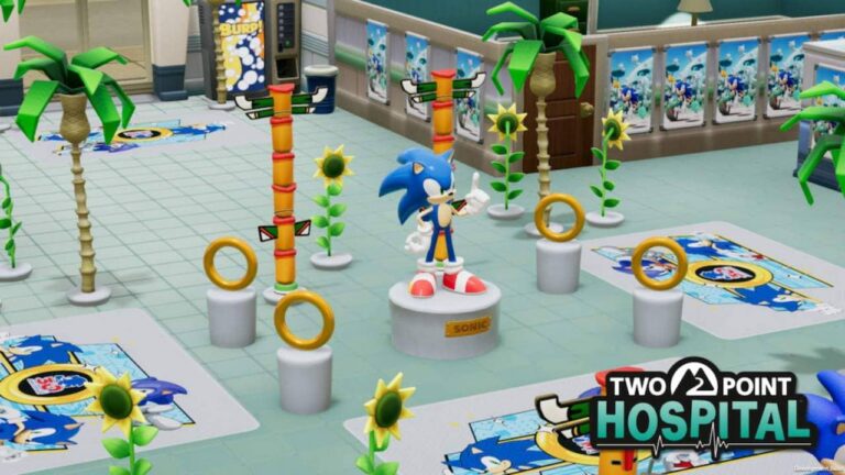 Two Point Hospital Sonic DLC is live with free goodies