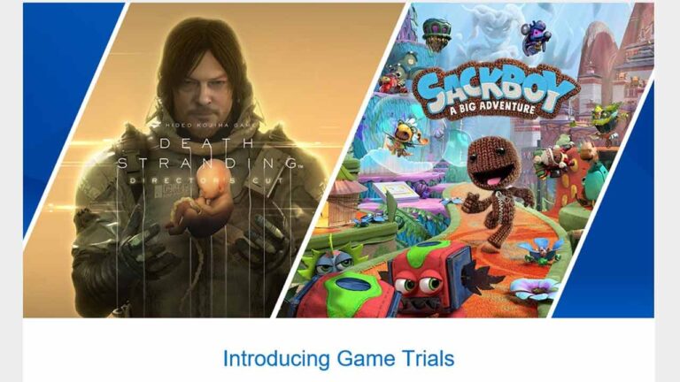 Sony has announced free game trials to PlayStation 5