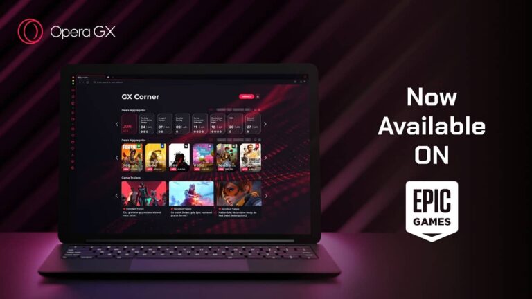 Opera GX, Epic Games Store’da indirilmeye açıldı