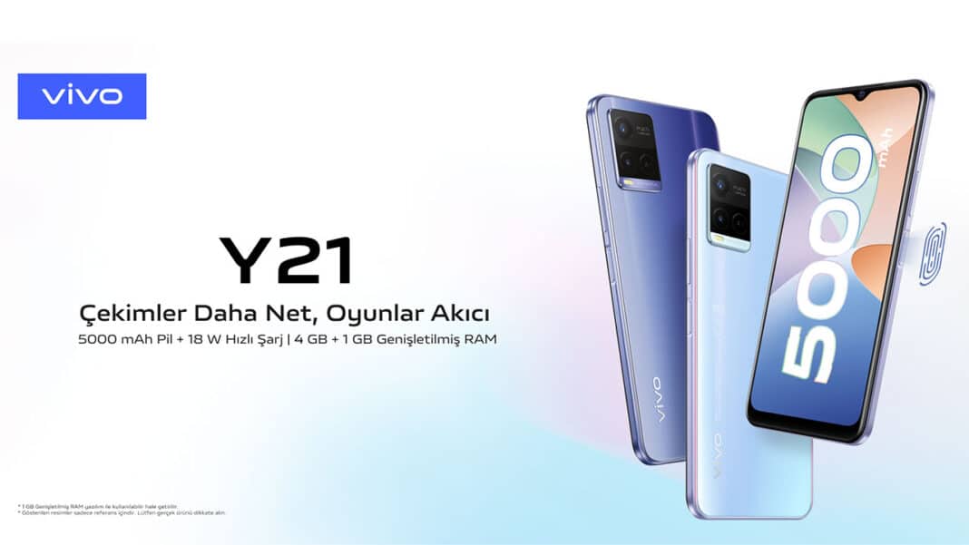 vivo Y21, Türkiye’de satışa sunuyor
