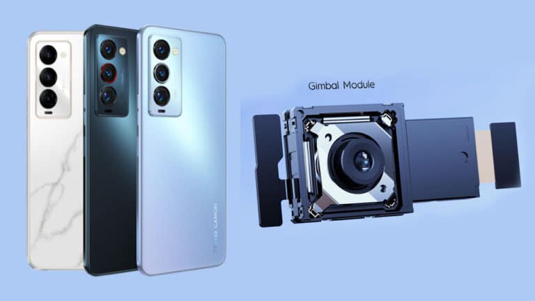 Gimbal kameralı TECNO CAMON 18 Premier Türkiye’de