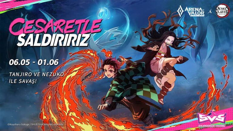 Arena of Valor ve Demon Slayer: Kimetsu no Yaiba yeni birliktelik ile güçlerini birleştiriyor