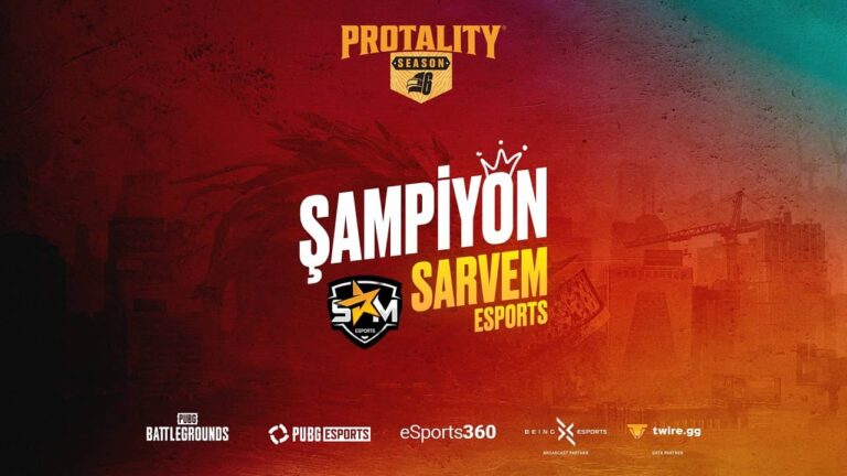 PROTALITY Season 6 Şampiyonu Sarvem Esports