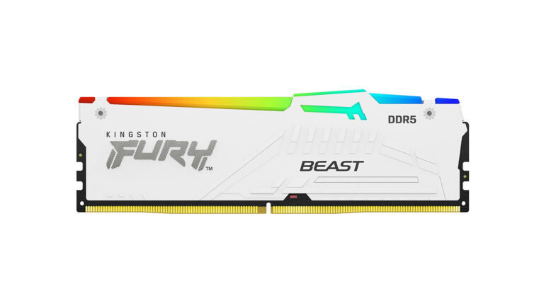 Kingston FURY DDR5 serisine beyaz renk seçeneği geldi